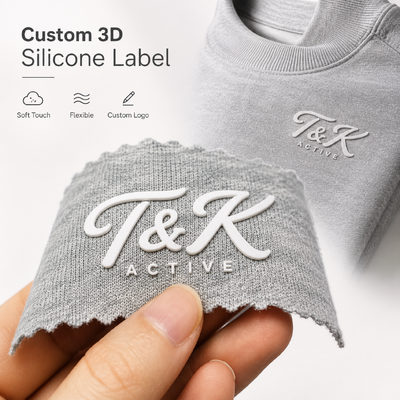 ป้ายเสื้อซิลิโคน 3D แบบกำหนดเอง ทนทานต่อการซักได้ถึง 40 ครั้ง พร้อมดีไซน์ที่ปรับแต่งได้
