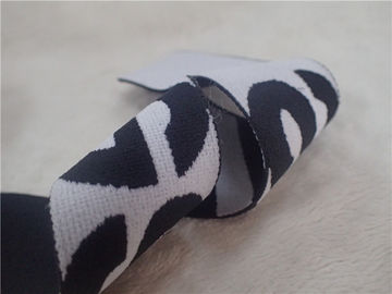 แฟชั่น 4 ซม. คู่สี Jacquard ยืดหยุ่นเทปสำหรับกระโปรงสีสดใส