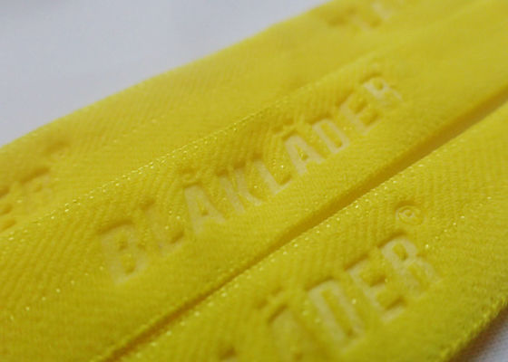 แถบยืดหยุ่น Jacquard ทอโพลีเอสเตอร์สำหรับชุดชั้นใน
